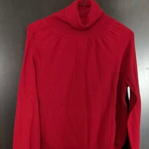 Beautiful red wool turtleneck